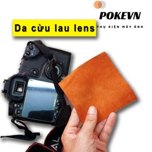 Da cừu vệ sinh lens và máy ảnh