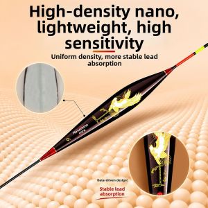 LBU2221 Glowing Electric Smart Led Fishing Float Gravity Sensor Highly Sensitive Highly Sensitive Fishing Float Strobe Light Long Tail Standing Float Night Fishing