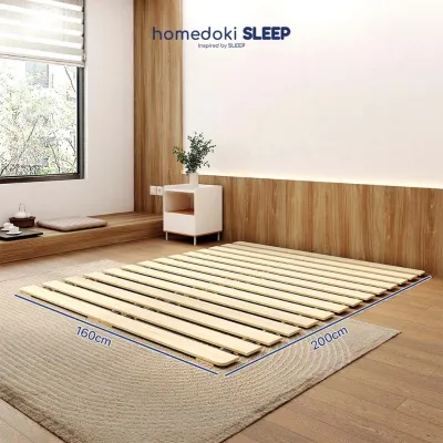 Homedoki Wrapbed Series / Kasur Tatami Papan / Dipan Kayu / Papan Kasur Lipat / Kasur Bernapas