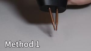 Battery Spot Welder AWithZ Handheld Spot Welder 11 Gear Adjustable Automatic and Manual Modes Batt