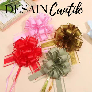 Pita Tarik Instan Hiasan Kado Hampers Buket Bunga Webbing Souvenir Cantik