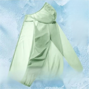 Ice Silk Sun Protection Clothing For Men And Women Outdoor Ultra-Thin Breathable Sun Protection Clothing Large Size Loose Long-Sleeved Jacket Quick-Drying Anti-Ultraviolet Zipper Ice Silk Sun Protection Clothing