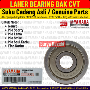 Bearing Laher Bak CVT Mio Sporty Smile Lama Fino Soul Karbu Nouvo Original Yamaha 100%