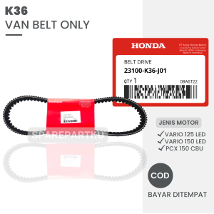 K36 VANBELT ONLY VARIO 150 LED NEW / VARIO 125 LED NEW / VANBELT PCX 150 CBU / ALL VARIO LED NEW/ VANBELT CVT / PANBELT / VAN-BELT MOTOR/ PENGGERAK / CVT