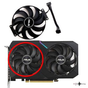 พัดลมการ์ดจอ ASUS RTX3060 3060ti DUAL MINI graphics card fan CF9010U12S/T129215SU