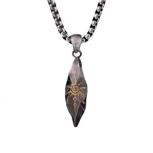 Cosmic Explorers Choice Neck Chain Authentic Meteorite Necklace Accessory Blending Classical Charm with Modern Trends