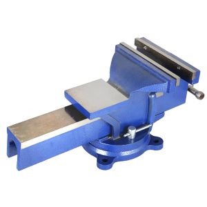 8"Inch Medium Duty Swivel Bench Vise Professional Cast Iron Bench Vise Swivel Base