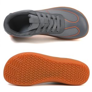 FECHENG Men 4E wide last walking shoes Barefoot shoes mesh breathable suitable for wide foot diabetes foot swelling Elderly walking shoes Large Size 44 45 46