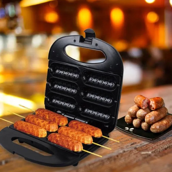 NEW HOTDOG WAFFLE MAKER- Waffle Mix Coating Corn Dog