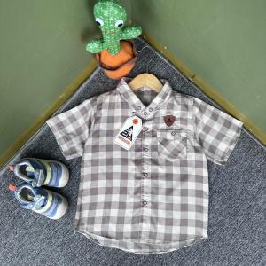 Kemeja Anak Laki Laki Lengan pendek Motif Full Printing Umur 2-6 Tahun Kain Katun