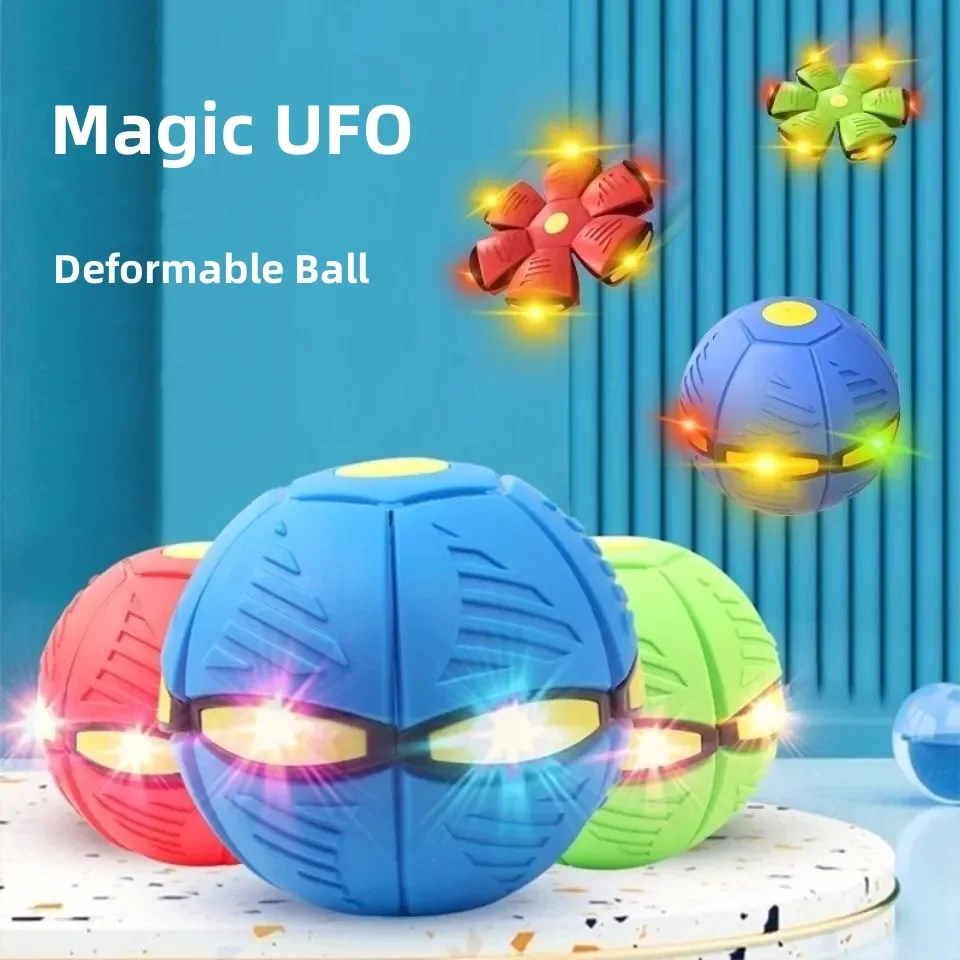 Bouncing ball UFO Flying Ball Kids Throw Disc Magic Balls Boy/Girl Outdoor  Sport Garden Game Toy | Lazada PH