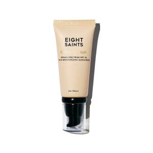 Eight Saints Chase the Sun Broad Spectrum SPF (30) Face Moisturizing Sunscreen Mineral-Base Sun Protection Daily Face Moisturizer with Hyaluronic Acid Squalane and Vitamin E 2 Ounces New Formula
