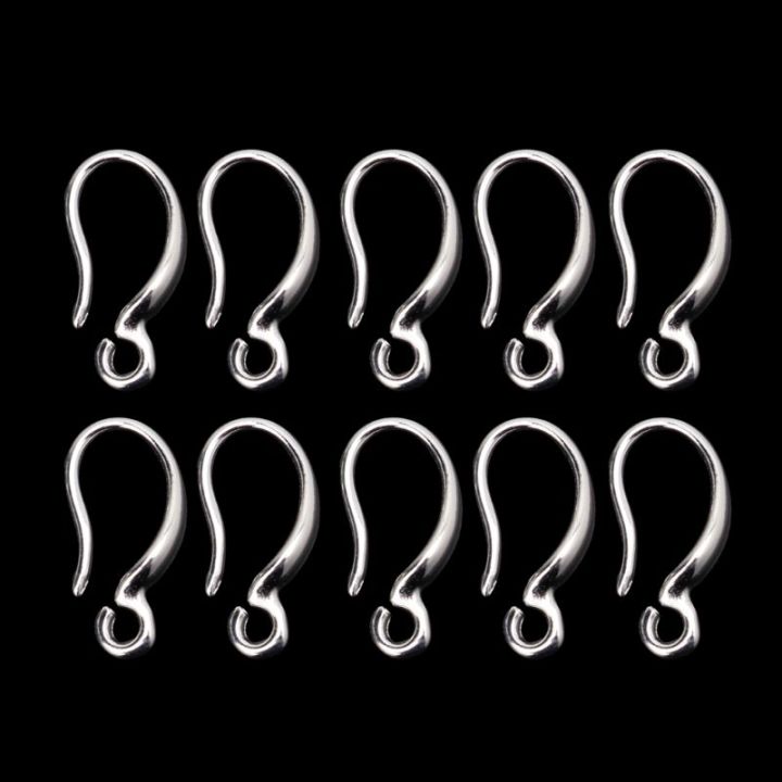 10 Pcs S925 Silver Plated French Ear Hook Ear Wire Earrings DIY