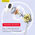 BKWHALE TP33 Type-C In Ear Earphones 3.5mm Digital chip Earphone with Mic Volume Surround Sound. 