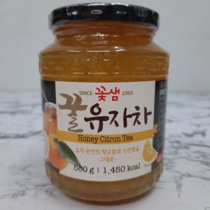 ชาผลไม้เกาหลี ชาน้ำผึ้งเกาหลี KOTSAM honey Citron Tea 꽃샘 꿀유자차 SINCE 1965 ปริมาณ 580g ชาส้มเกาหลี