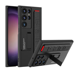 For Samsung Galaxy S24 S23 S22 Ultra S25Ultra S24Ultra S23Ultra S22Ultra Case All-inclusive Shockproof Cover With Leather Wristband Case For Samsung S22 S22Plus S22Ultra S23Ultra S25Ultra S24Ultra Case All-inclusive Lens Protector Stand