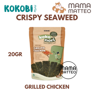 KOKOBI Koko Nori Crispy 20gr / Rumput Laut Crispy Original Grilled Chicken Bbq / Nori Krispi BANDUNG