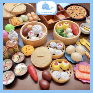Mainan DIMSUM anak - Pretend play mainan Dim Sum Set - Bermain Simulasi Rumah Mini Dapur Mainan Berpura-pura Bermain Memasak Mainan Untuk Anak Perempuan
