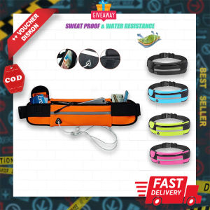 Tas Pinggang Lari Jogging Sepeda Olahraga Pria Wanita Running Belt Waterproof Sport Bag