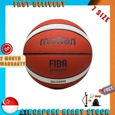 SG Fast Delivery Authentic MOLTEN Basketball FIBA BG3800 Size 7 Indoor Outdoor Basketball Match Training Balls