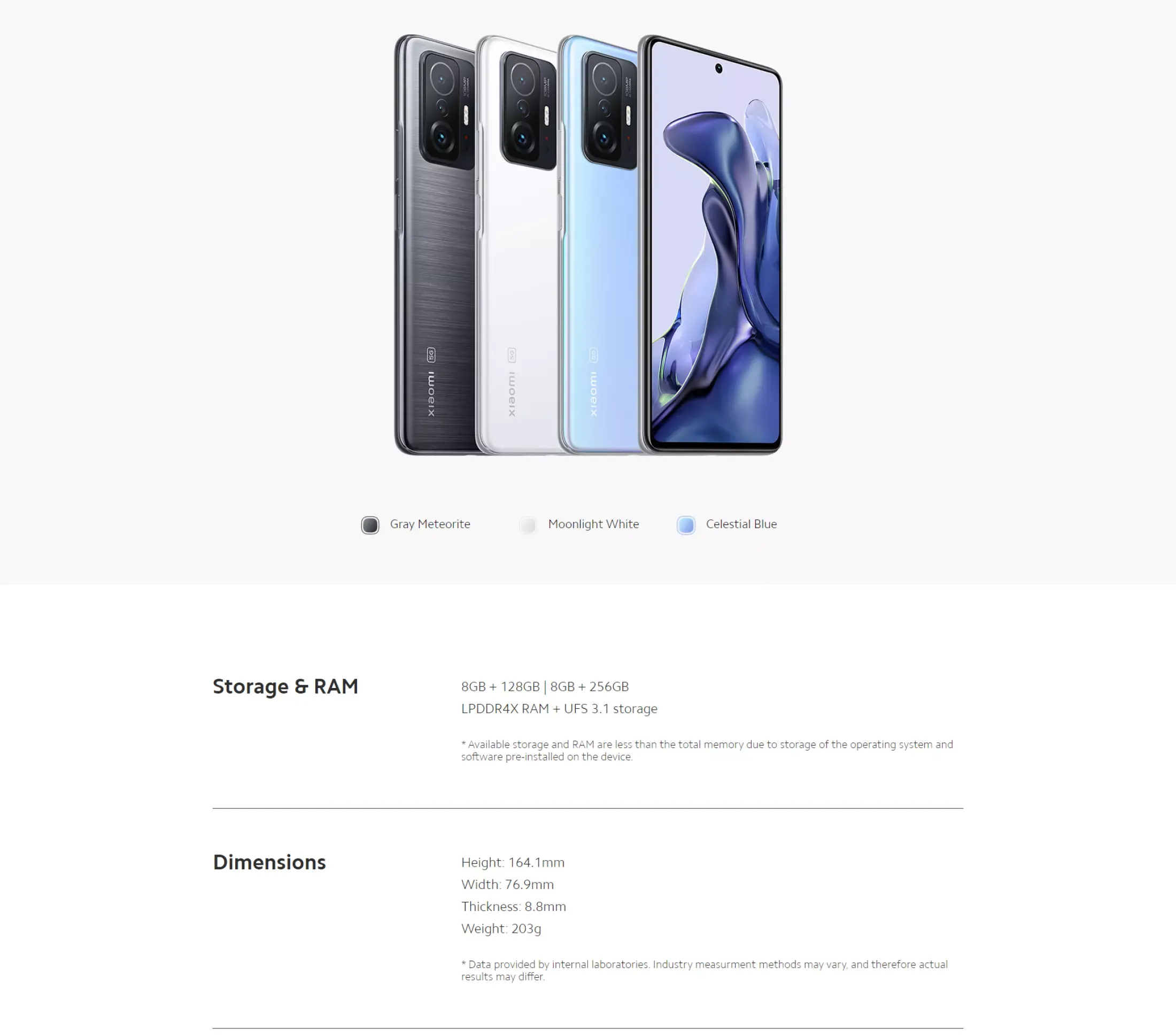Xiaomi 11T 5G 8GB/128GB – Midnight White | Aihome Malaysia