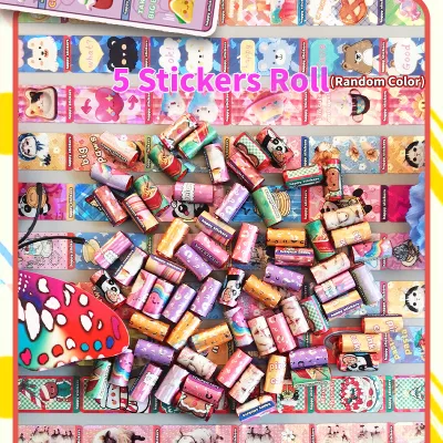 DIY STICKI Rolls Sticky Rolls Bands - Handmade Beading Bracelet Toy Wearable & Shareable Sticker Bracelet Creative Gift