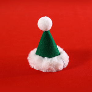 XY Pet Christmas stripe scarf Red and green wool knitted ball Cat dog warm bear bib pet Xmas hat YX