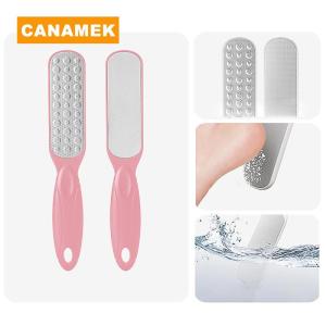 【CANAMEK】 Double-sided Foot File Rasp Heel Grater Foot Rubbing Board Grind Stone Pedicure Foot Sole Scraping Heel Calluses Horny Foot Tool