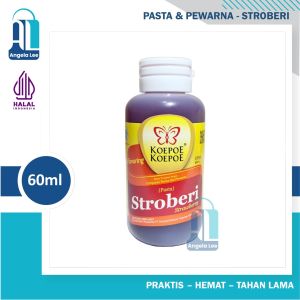 Koepoe Koepoe Perisa Pewarna Makanan Pasta Cokelat Coklat Stroberi Koepoe 60ml