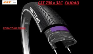 Lốp xe đạp CST LỐP CIUDAD 700 X 32C [C1720] 60TPI Chống đâm / chống mài mòn