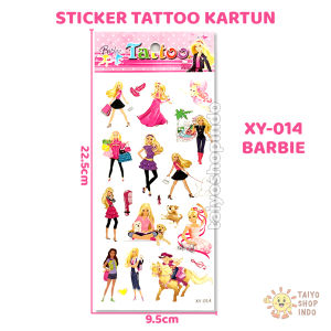 TAIYO Sticker Kartun Tattoo Temporary Karakter Kartun Stiker Aksesoris Tato Tempel Dekorasi Hiasan