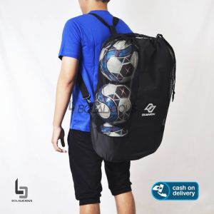 Tas Bola Cayden By Duanjon Keranjang Bola Untuk Bola Ukuran 4 dan 5 Navy Black Edition | Bolalicious