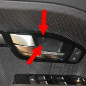 Door Inner Handle Screw Cover Front Rear Door Trim Panel Screw Cover Cap for Land Rover Evoque Genuine Parts