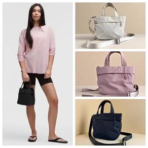 lulu Tote Bag OnMyLevel 5L Single-shoulder bag yoga sports handbag crossbody bag portable large-capacity handbag