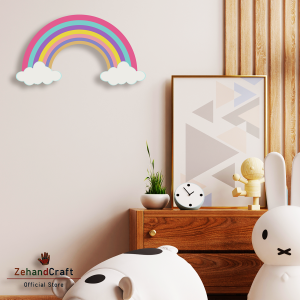 Zehandcraft - Hiasan Kamar Pelangi / Hiasan Custom Nama