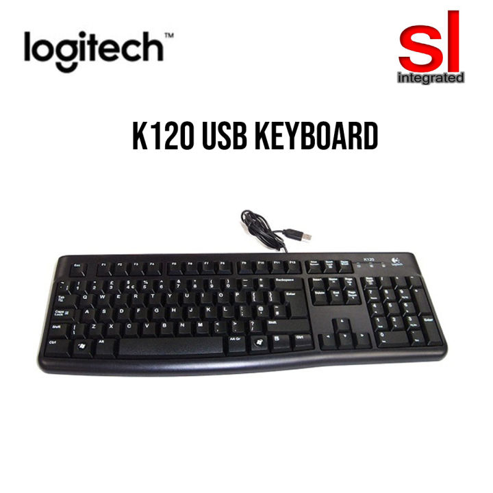 Clavier + Souris Logitech K120 Filaire - USB - Bon état - Occasion