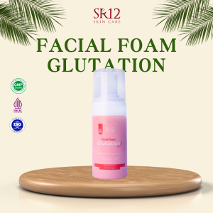 Facial Foam Glutation SR12 With Collagen Membersihkan dan Mencerahkan Kulit Pada Wajah BPOM Original