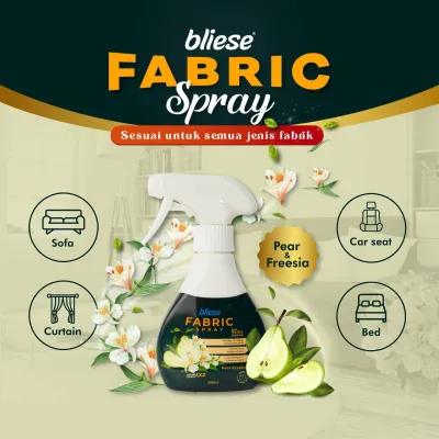 Bliese Fabric Spray (Pewangi Fabric) Odor Eliminator & Fabric Freshener