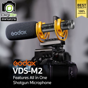 Godox Microphone VDS-M2 All in One Shotgun Microphone สำหรับ Camera Smartphone Tablets & Laptop - ประกันศูนย์ Godox 1 เดือน