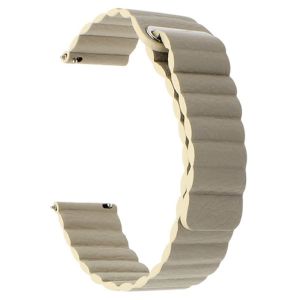 20MM 22MM Leather Loop Magnetic Watch Band for Huawei Watch Gt 2 Magnetic Loop strap for Samsung Galaxy Active 2 Bracelet Fit Accessories