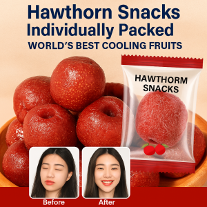 【Nucleusfree 0 Additives 】Seedless Hollow Hawthorn Retain the sweet and sour flavor Lower Than Three Highs Candied And Dried Fruit