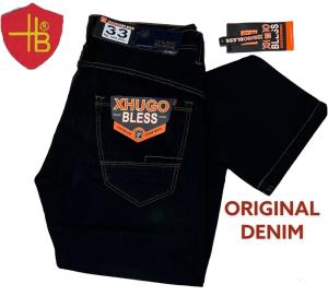 BLESSINDO STORE-JEANS REGULER FIT PRIA-CELANA PANJANG JEANS PRIA HUGO BLESS ORIGINAL//JEANS FASHION PRIA//JEANS PRIA PREMIUM//JEANS DISTRO PRIA//CELANA JEANS PANJANG PRIA TERKINI