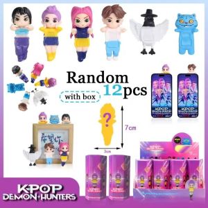 K-pop Demon Hunters Blind Box Anime Figure Derpy Tiger Rumi Mira Zoey Sussy Cosplay Dolls Fans Children Christmas Gift