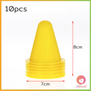 AllWell เซต10 ชิ้น กรวยฝึกโรลเลอร์สเกต อุปกรณ์ฝึกซ้อมฟุตบอล วัสดุแข็งแรง ทนทาน Skate Marker Cones