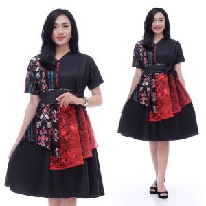 Dress brukat wanita milenial Dress wanita terbaru Dress tile Dress brukat remaja