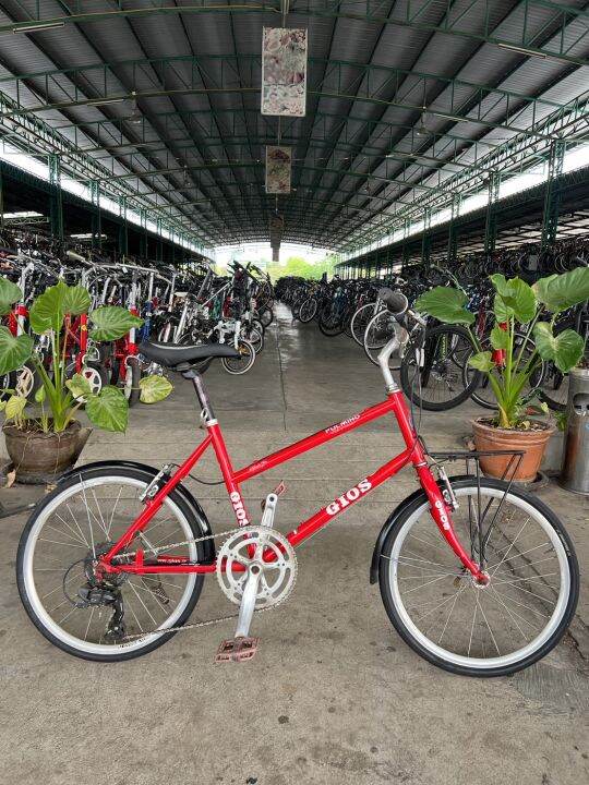 MINI TOURING GIOS PULMINO สีแดง สภาพดี ตำหนิน้อย | Lazada.co.th