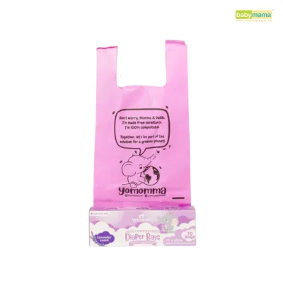 Yomomma Compostable Diaper Bags | Baby Diaper Bag Travel Backpack Carrier Essentials
