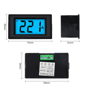 Ampe kế điện tử hiển thị AC 220v380v hiện tại 20A 50A 100A 200A phát hiện mét D85-240T kỹ thuật số dụng cụ đo điện