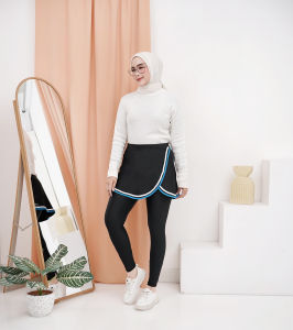 Legging rok olahraga jogging senam badminton tenis gym aerobik