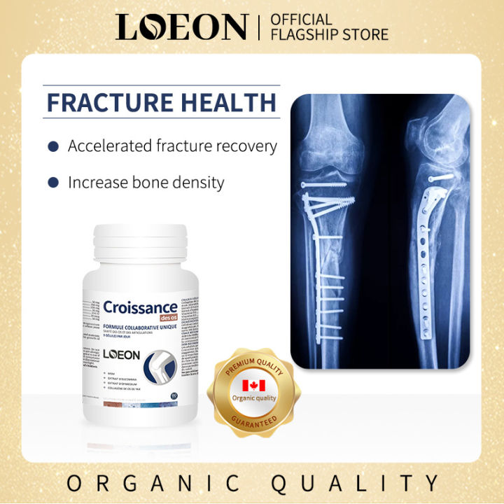 LOEON Bones Growth 60 Capsules Joint Health Supplementation Triple